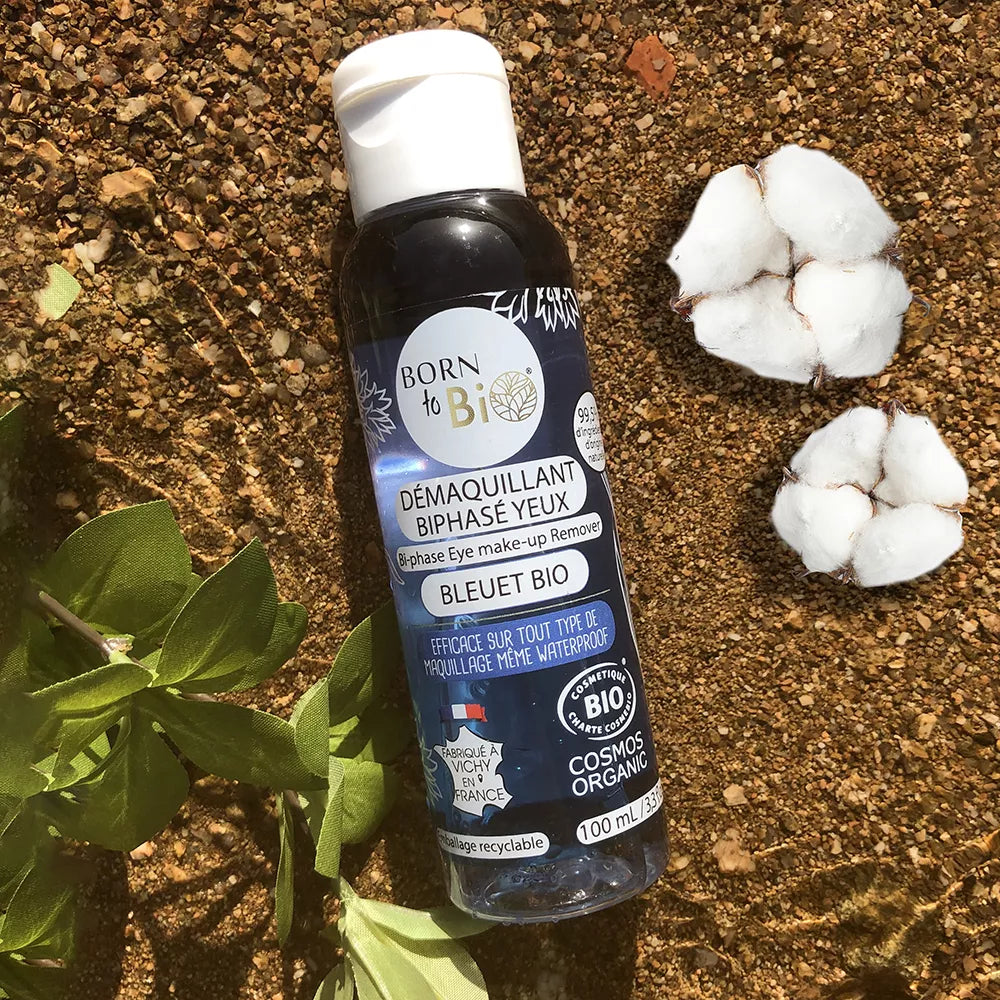 Démaquillant Waterproof Biphasé Yeux Bleuet - Certifié Bio-2